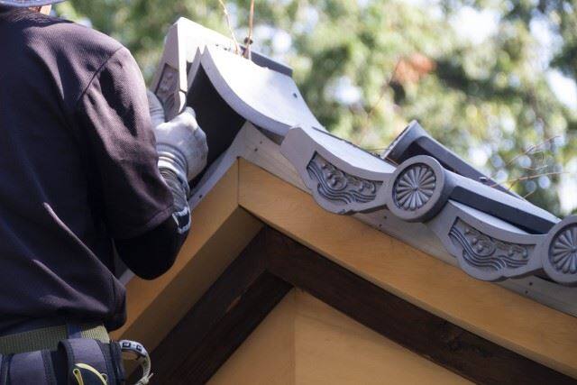 足場なしのハシゴ作業